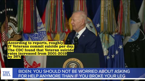 WATCH: Biden DOUBLES DOWN On NECESSITY OF VA Benefits EXPANSION, 'God SAVE Our Veterans'