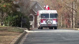 Reidville Fire Department Spreading Some Christmas Cheer