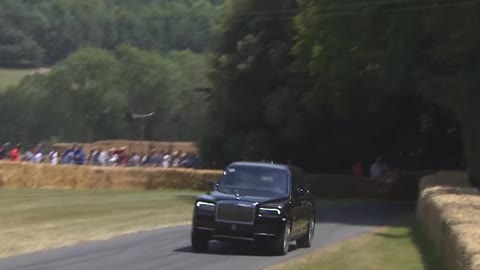 Rolls-Royce Cullinan thrashed hard at Goodwood