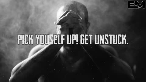 STOP making excuses! PICK yourself up! Get unstuck! - Les Brown