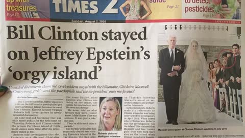 Bill Clinton Visited Epstein Island By Tim Dillon