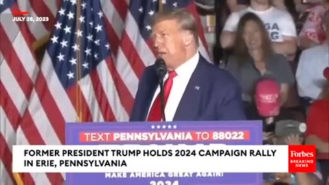 Trump Asks PA Rally Audience- 'Are We Going To Be Running Against Joe Biden Or Somebody Else-'