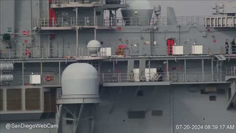 USS Tripoli (LHA 7) Outbound
