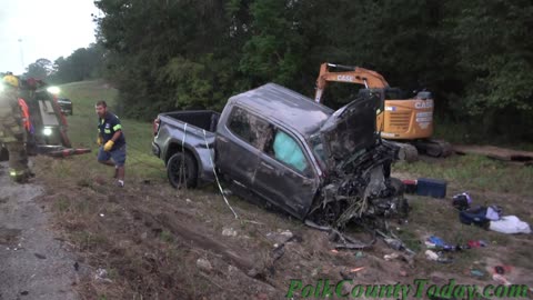 FATAL ACCIDENT AS DRIVER FALLS ASLEEP AT THE WHEEL, MOSCOW TEXAS, 10/20/21...