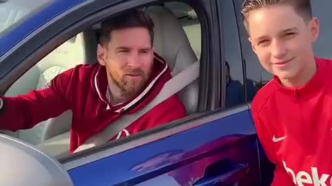 MEETING MESSI AGAIN at training ground!