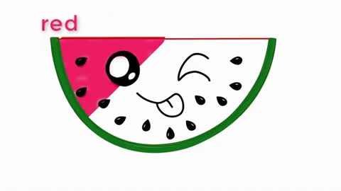 How to draw a cute watermelon, #Drawing, #Painting, #YouTubeKids