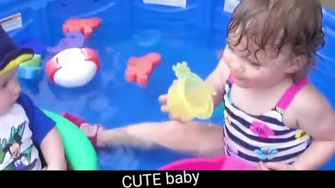 Cute baby playing🥰 funny video