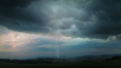 Ambient Thunderstorm With Music & Thunder