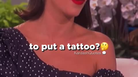 Kendall Jenner's Tattoo
