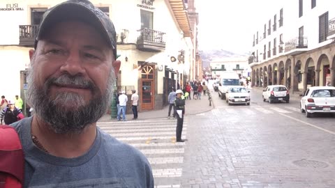 Downtown Cusco in Peru.