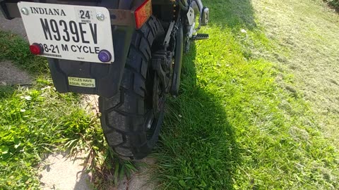 My New Motorcycle Rear Tire