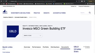 GBLD ETF Introduction (Green Building Theme)