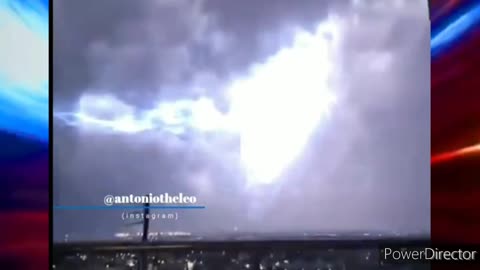 WHAT IS THIS? Something Opened up in the clouds during lightning storm 09.23.23