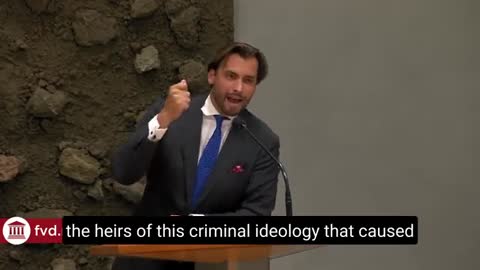 Thierry Baudet dropping truth bombs in Dutch Parliament