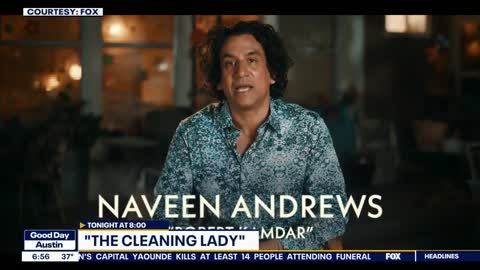 Naveen Andrews talks about 'The Cleaning Lady' FOX 7 Austin