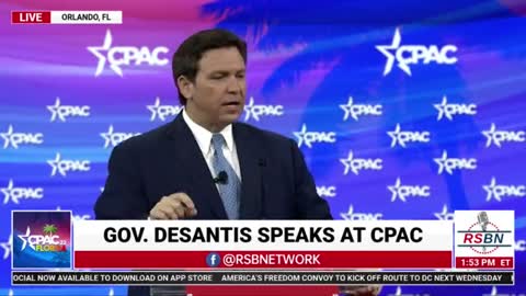 Governor Ron Desantis (R-FL) Full Speech at CPAC 2022 in Orlando