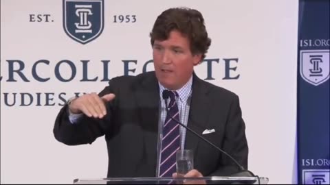 Revolutions and their silent societies speech by Tucker Carlson