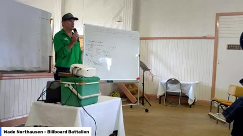 Farmer Wade speaking at the Wallabadah Land and Health Expo 2024 Day 2 - 7/4/2024