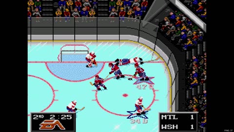 NHL '94 Sega Super Liga Game 20 - Len the Lengend (MON) at dangler (WAS)