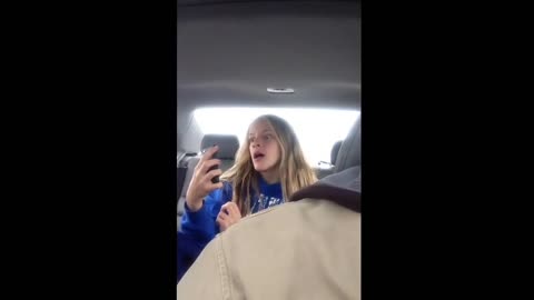 Daughter Has A Hilarious Selfie Session Without Realizing That Dad Is Filming Everything