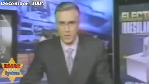 Keith Olbermann denied the 2004 election, concerned about anomalies & voting machines.