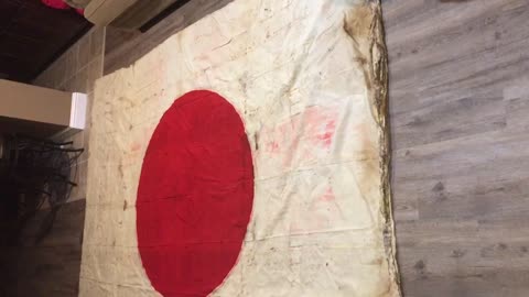 Huge WW2 Japanese flag! Huge!!!