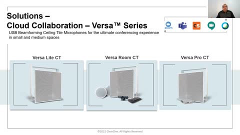 ClearOne's Versa BYOD Collaboration solutions
