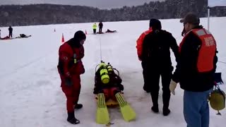 Ice Dive Rescue Training