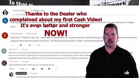 DON'T SAY "I'M PAYING CASH!" at CAR DEALERSHIPS - Auto Expert: The Homework Guy, Kevin Hunter