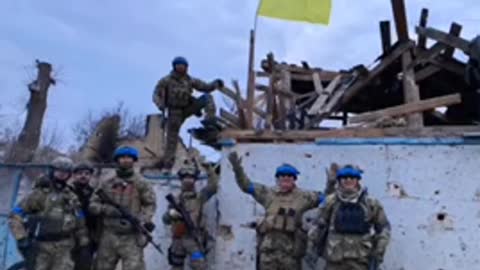 Ukrainian heroes liberate people