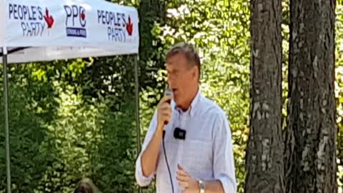 Maxime Bernier on Vancouver Island