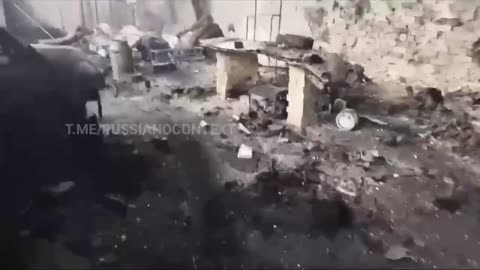 Russian Soldier Films the Aftermath of Ukrainian Drone Strikes on a Supply Depot Near Lysychansk