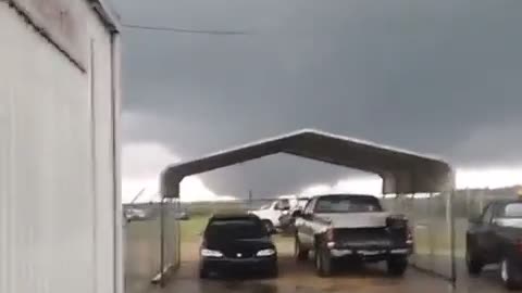 Large Tornado near Allendale, SC 4-5-2022
