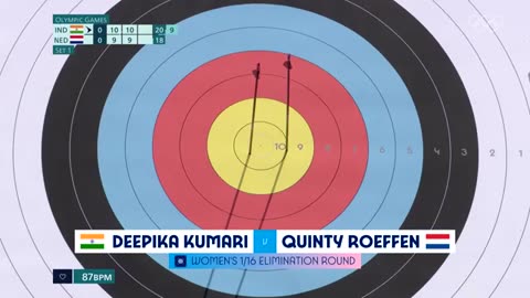 🇮🇳 Deepika Kumari Advances to Round of 16 | Paris 2024 Highlights