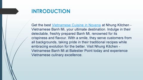 Get the best Vietnamese Cuisine in Novena