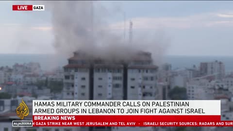 Israel-Palestine Conflict: Tower hit behind Al Jazeera team