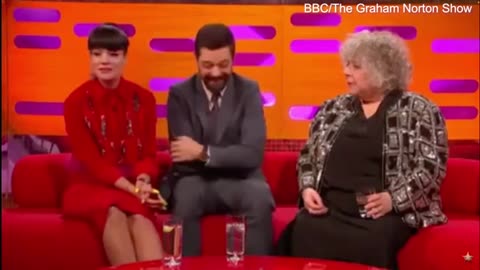 2014: Miriam Margolyes and Lily Allen sit on the Graham Norton's sofa