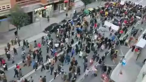 Manifestación en Bilbao contra las restricciones.