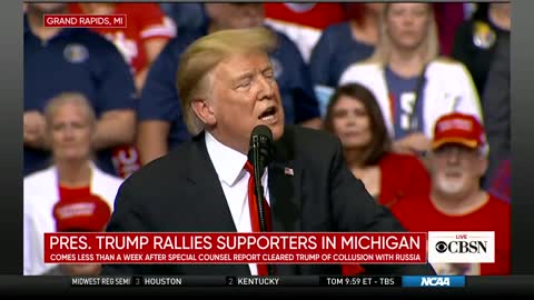 Trump hosts 'MAGA' rally in Grand Rapids, Michigan - 2019