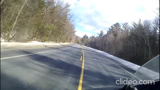 A ride through the kancamangus highway in March