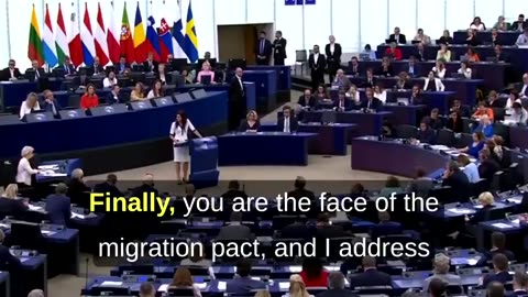 SLAMMING GLOBALIST URSULA VON DER LEYEN AT THE EU - POLISH MEP EWA ZAJACZKOWSKA 👊