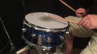 DW 6x14" Deep Blue Oyster Snare Drum