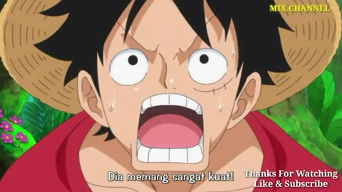 Momen Lucu Robin Kasih Tau Luffy dengan Menyamakan Kepala Marco dengan buah Nanas.