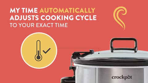 Introducing the Crockpot™ 7-Quart MyTime™ Cook & Carry™ Programmable Slow Cooker