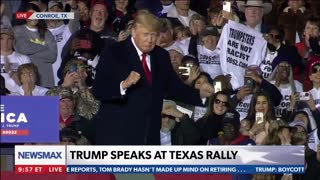 WATCH: President Trump Breaks Out in Dance After Texas Rally