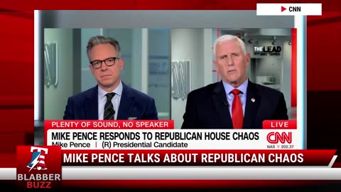 Mike Pence Talks About Republican Chaos