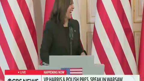 INSANE Kamala Harris Think Ukrainian Refugee Crisis Is Really Funny