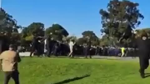 Australia shoots it's citizens for peacefully gathering against Green Pass