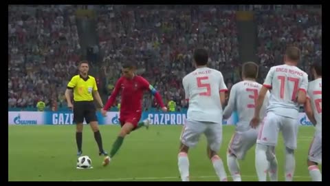 Cristiano Ronaldo's Free Kick Goal