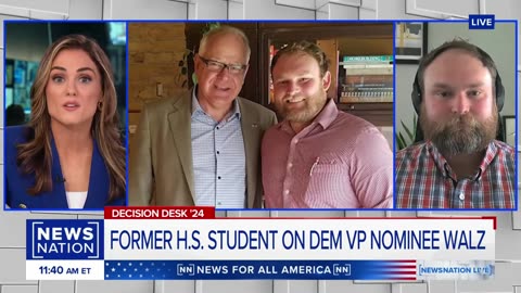 Former student praises 'favorite teacher' Tim Walz | NewsNation Live